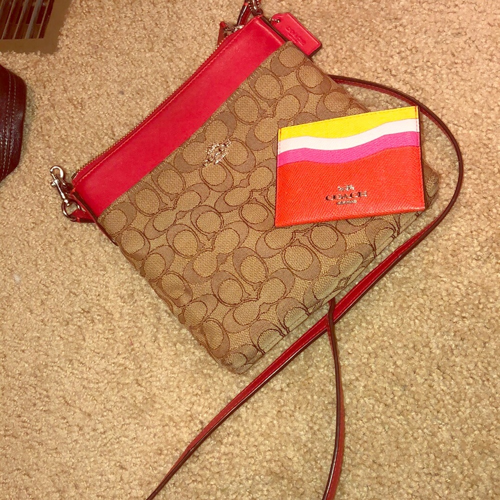 Coach crossbody/wallet